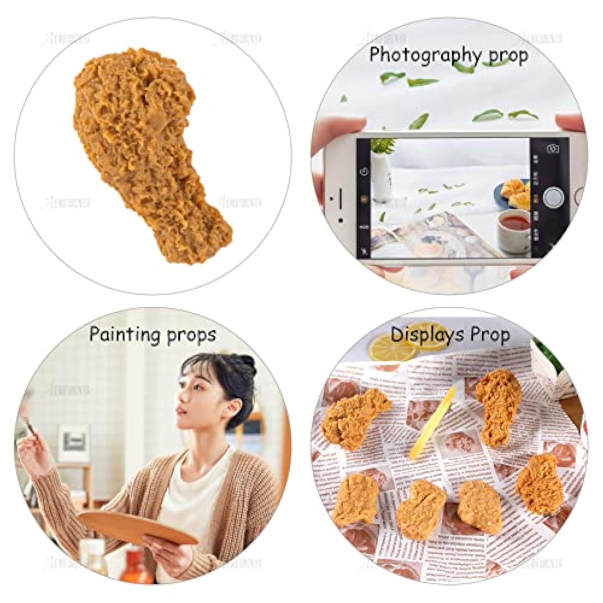 Fake Cooked Fried Chicken Simulation Model